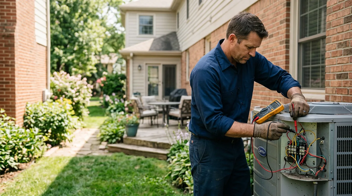 HVAC technician working near Drexel Hill, PA
